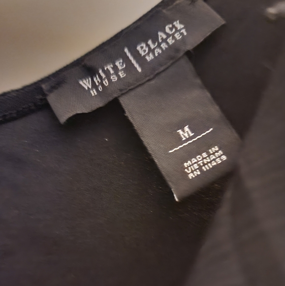 White House Black Market Flutter Sleeve Top - Picture 7 of 8